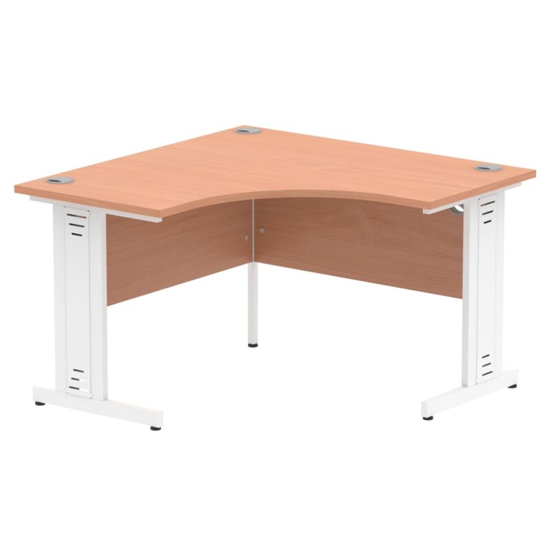 Impulse 1200mm Cable Managed Leg Corner Desk - Image 2