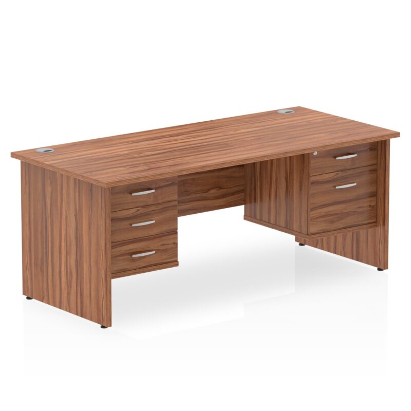 Impulse 1800mm Panel End Straight Desk With Two Fixed Pedestal - Image 11
