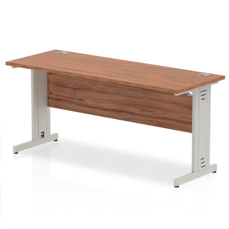 Impulse 1600mm Slimline Desk Cable Managed Leg - Image 9