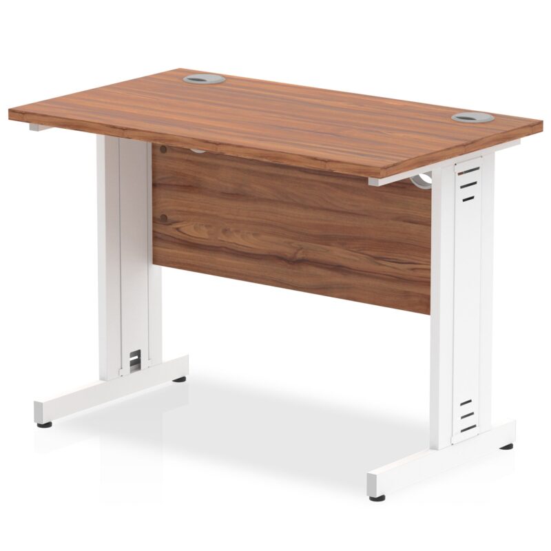 Impulse 1000mm Slimline Desk Cable Managed Leg - Image 11