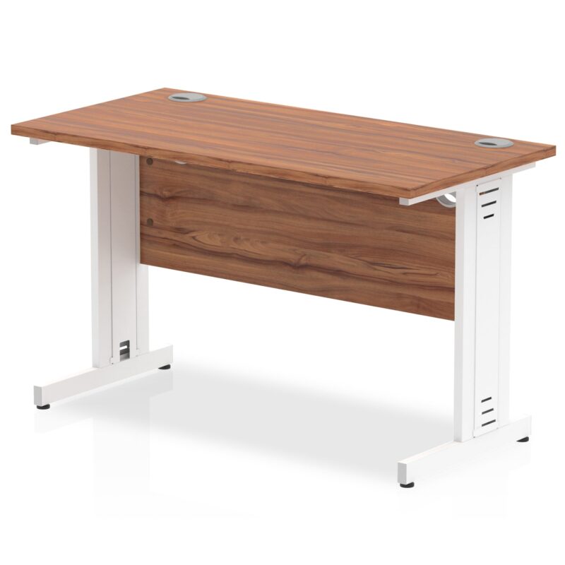 Impulse 1200mm Slimline Desk Cable Managed Leg - Image 10