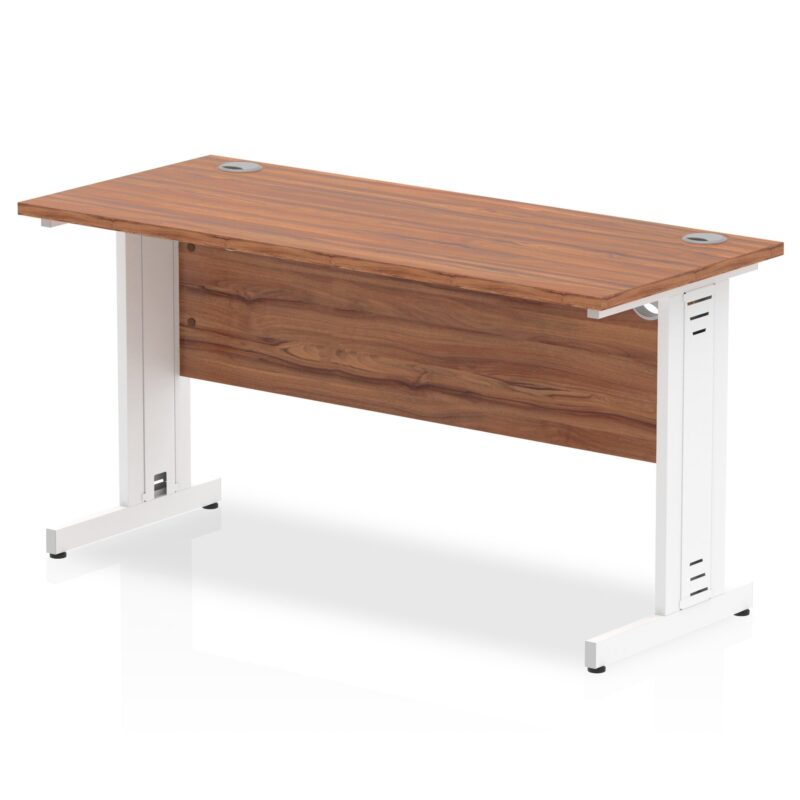 Impulse 1400mm Slimline Desk Cable Managed Leg - Image 10