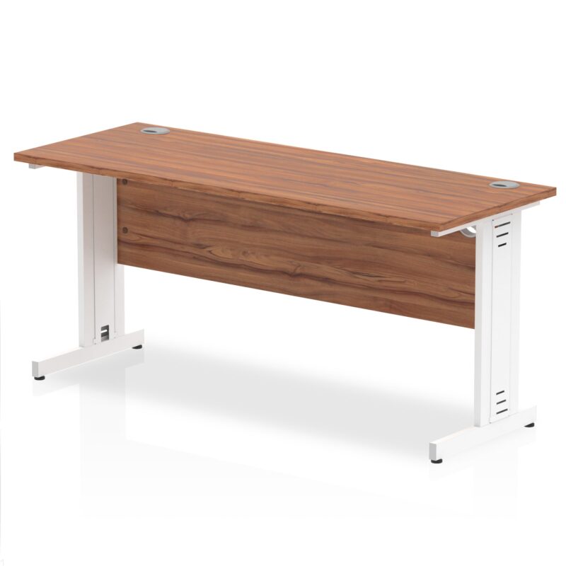 Impulse 1600mm Slimline Desk Cable Managed Leg - Image 10