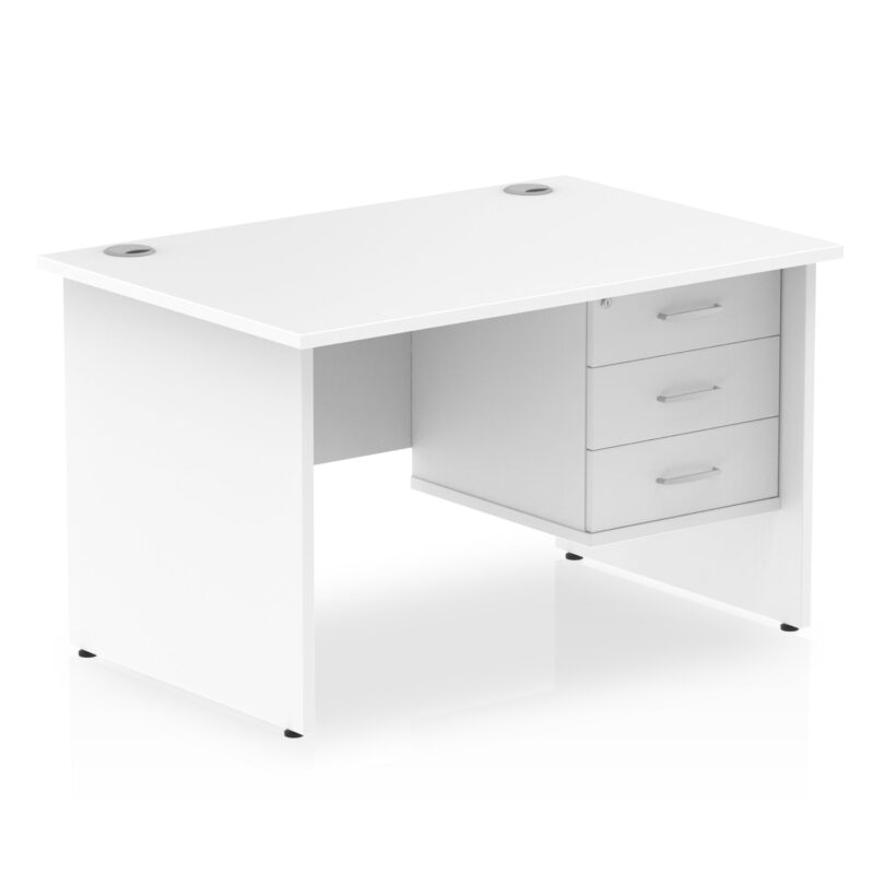 OE - Impulse 1200mm Panel End Straight Desk With Single Fixed Pedestal - Image 8