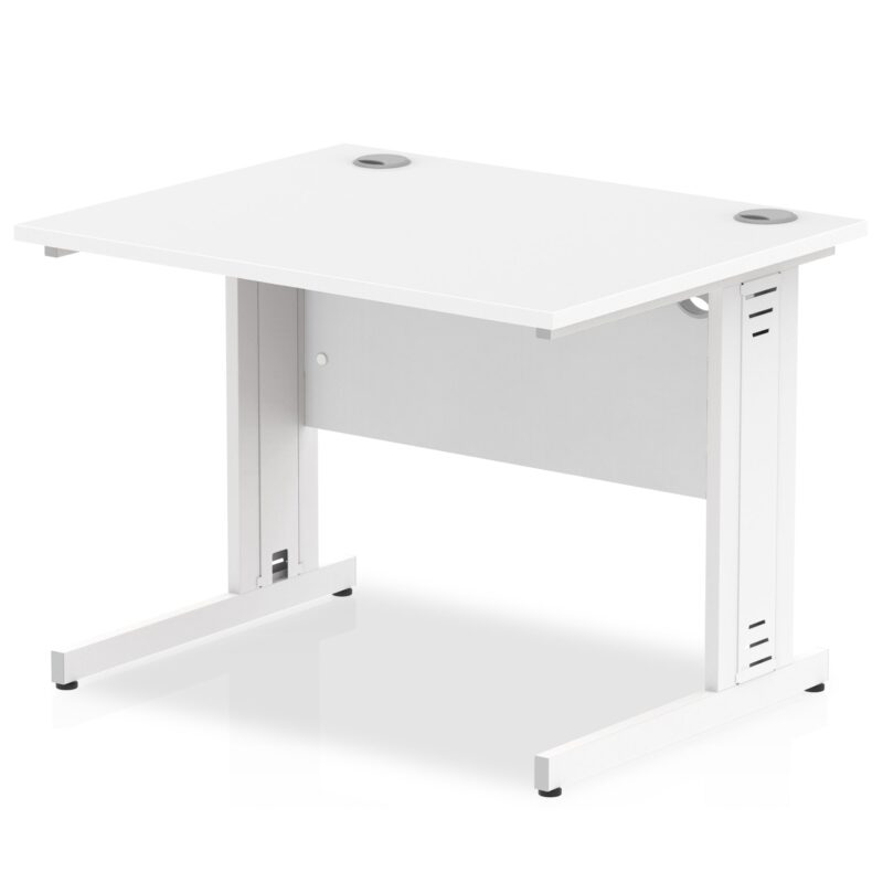 Impulse 1000mm Straight Desk Cable Managed Leg - Image 12