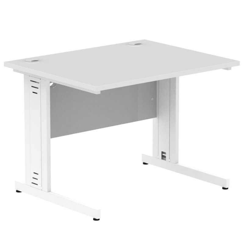 Impulse 1000mm Straight Desk Cable Managed Leg - Image 83