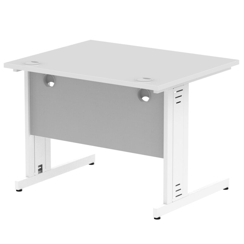 Impulse 1000mm Straight Desk Cable Managed Leg - Image 85