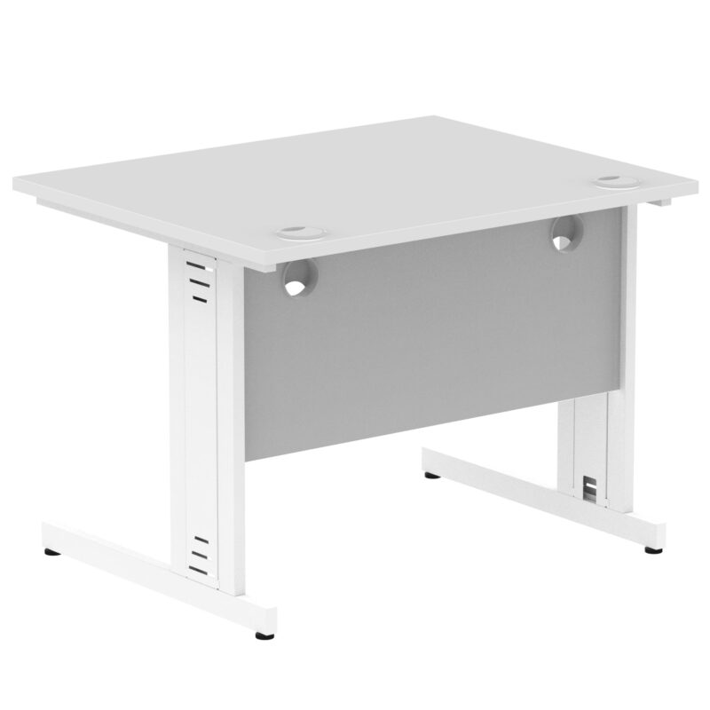 Impulse 1000mm Straight Desk Cable Managed Leg - Image 87
