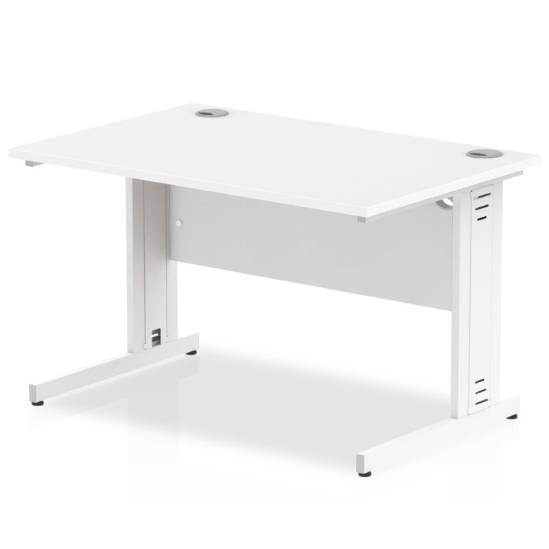 Impulse 1200mm Straight Desk Cable Managed Leg - Image 12