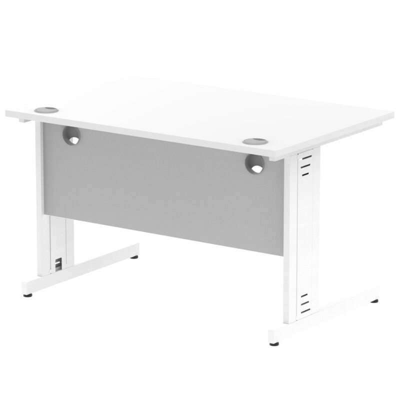Impulse 1200mm Straight Desk Cable Managed Leg - Image 85