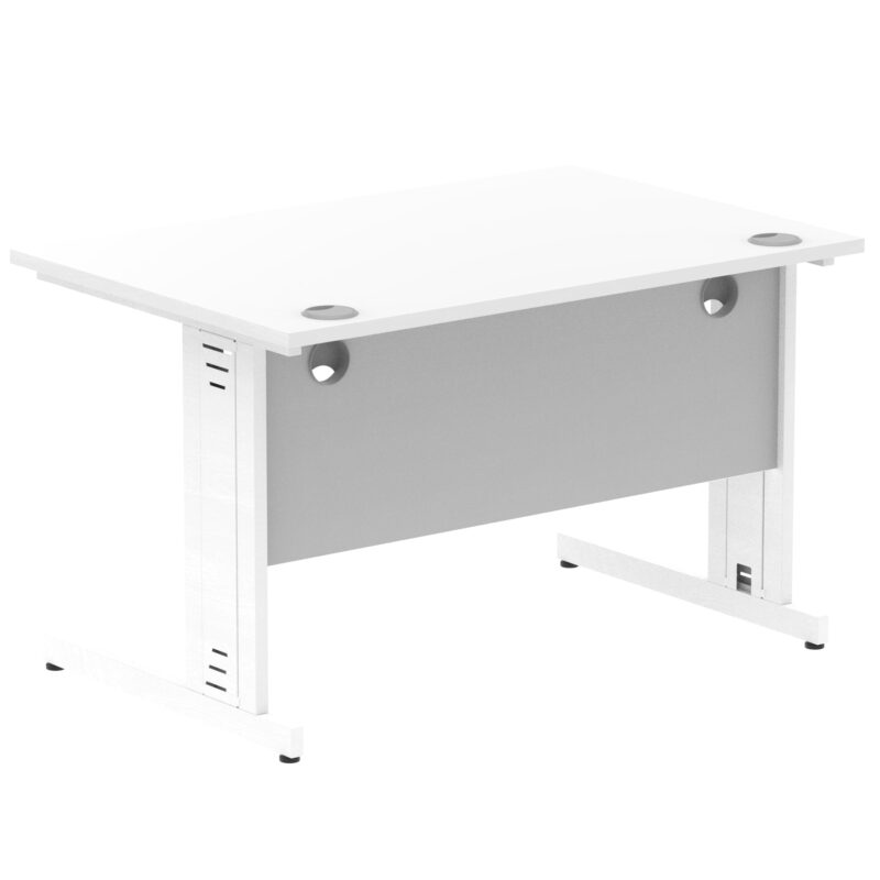 Impulse 1200mm Straight Desk Cable Managed Leg - Image 87