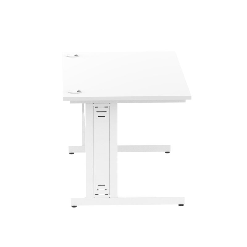 Impulse 1400mm Straight Desk Cable Managed Leg - Image 84