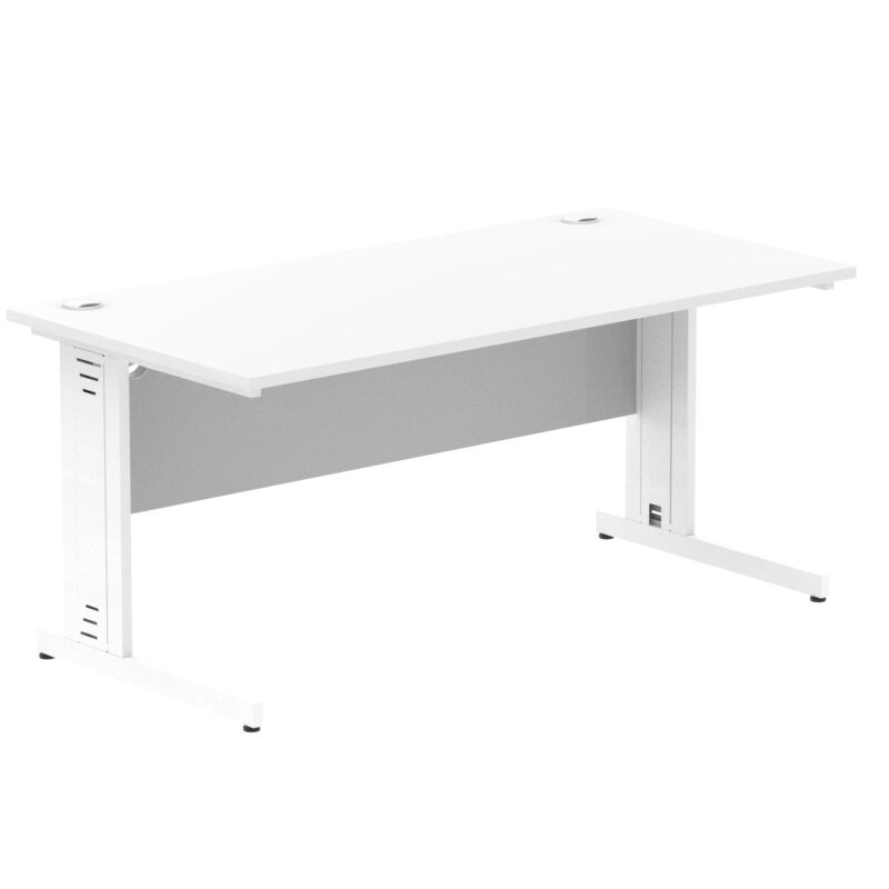 Impulse 1600mm Straight Desk Cable Managed Leg - Image 77