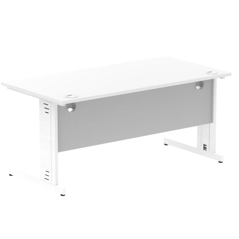 Impulse 1600mm Straight Desk Cable Managed Leg - Image 81