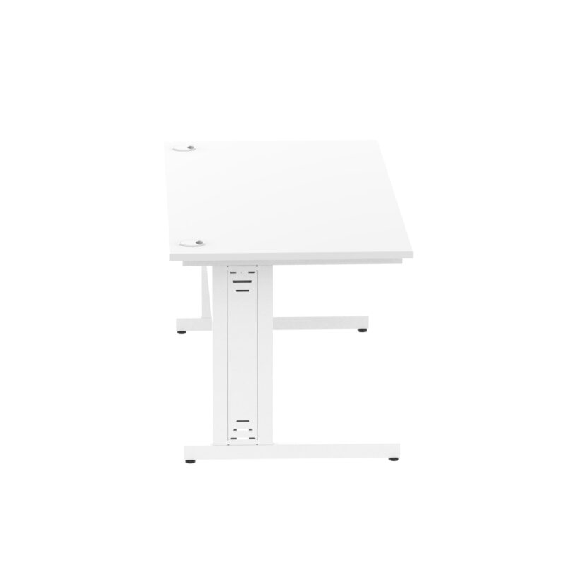 Impulse 1800mm Straight Desk Cable Managed Leg - Image 78