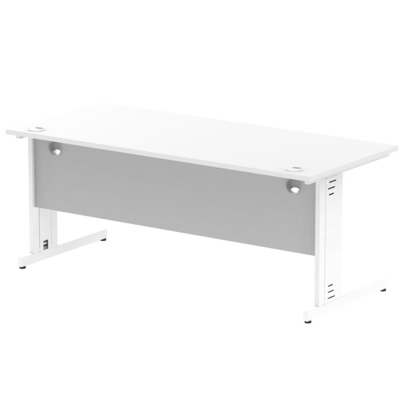 Impulse 1800mm Straight Desk Cable Managed Leg - Image 79