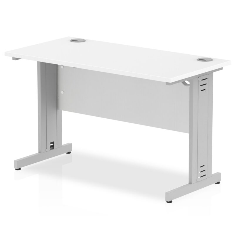 Impulse 1200mm Slimline Desk Cable Managed Leg - Image 11