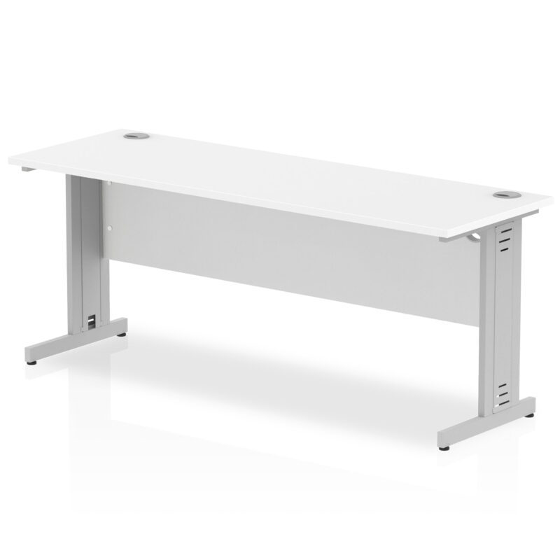 Impulse 1800mm Slimline Desk Cable Managed Leg - Image 11
