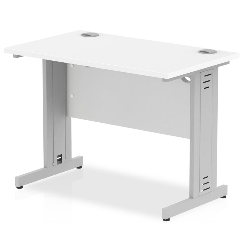 Impulse 1000mm Slimline Desk Cable Managed Leg - Image 13