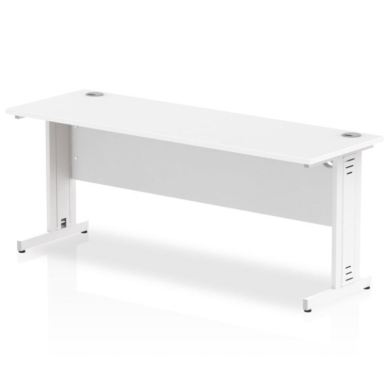 Impulse 1800mm Slimline Desk Cable Managed Leg - Image 12