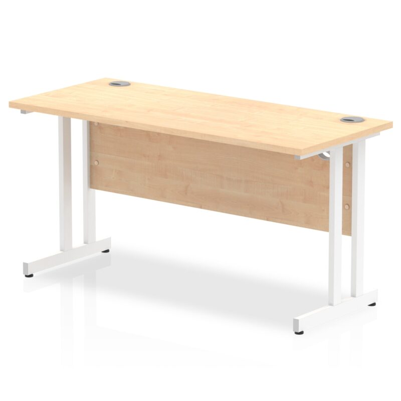 Impulse 1400mm Slimline Desk Cantilever Leg - Image 6