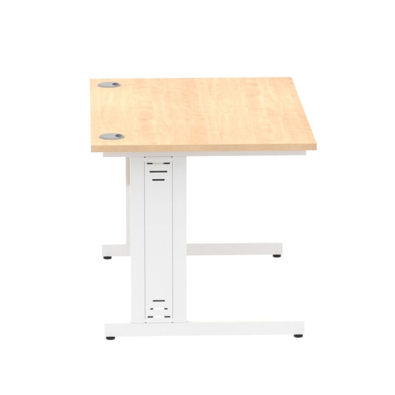 Impulse 1200mm Straight Desk Cable Managed Leg - Image 91