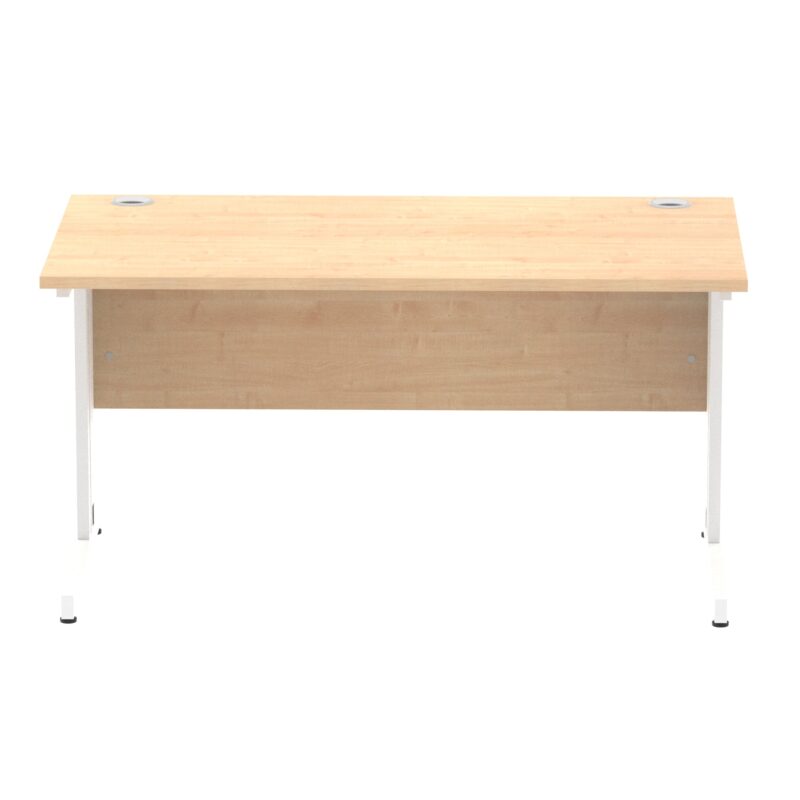 Impulse 1400mm Straight Desk Cable Managed Leg - Image 89
