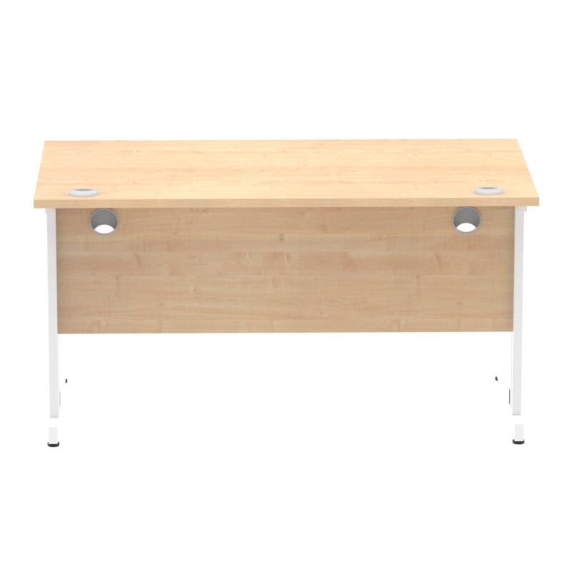 Impulse 1400mm Straight Desk Cable Managed Leg - Image 93