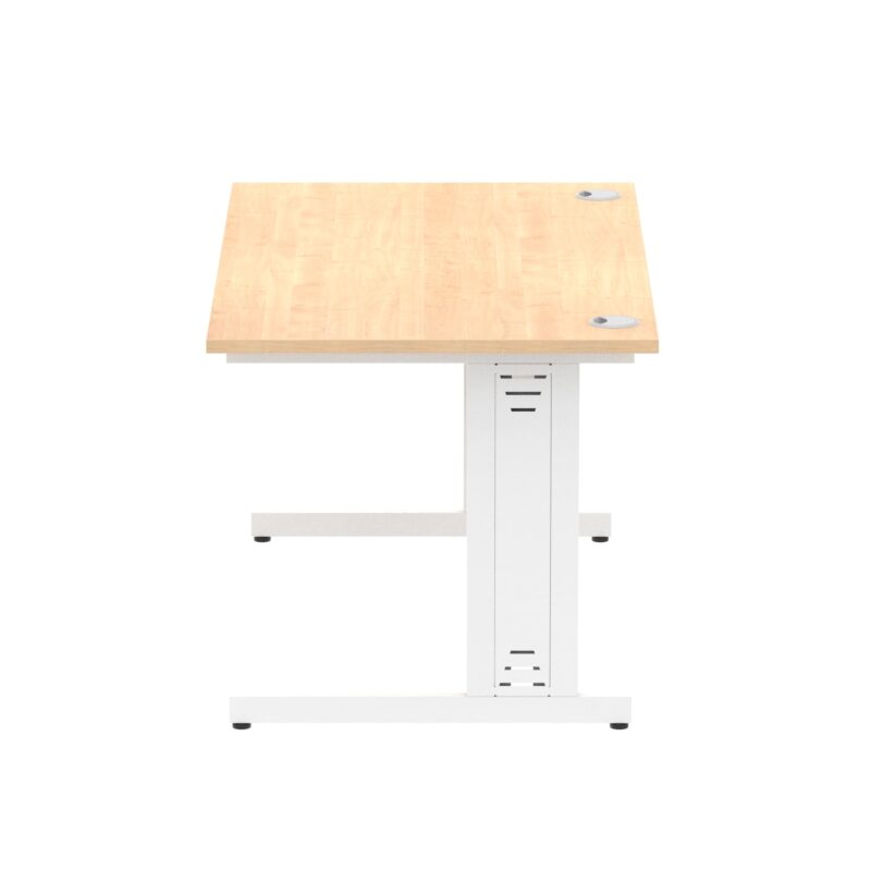 Impulse 1400mm Straight Desk Cable Managed Leg - Image 95