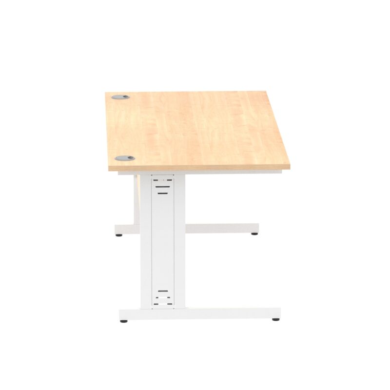 Impulse 1600mm Straight Desk Cable Managed Leg - Image 85