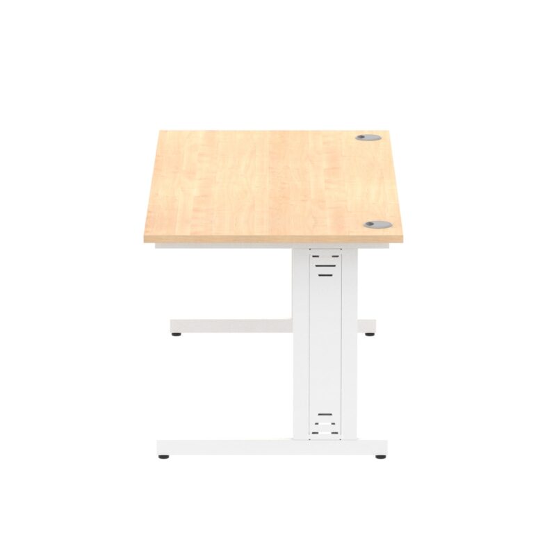 Impulse 1600mm Straight Desk Cable Managed Leg - Image 89
