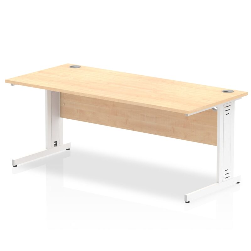 Impulse 1800mm Straight Desk Cable Managed Leg - Image 6