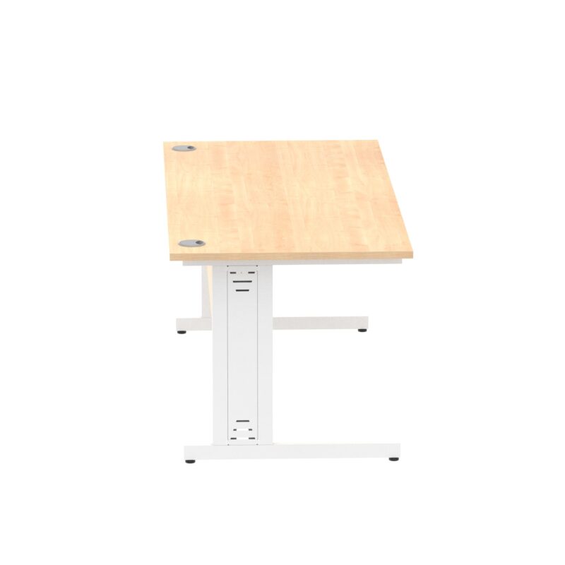 Impulse 1800mm Straight Desk Cable Managed Leg - Image 85