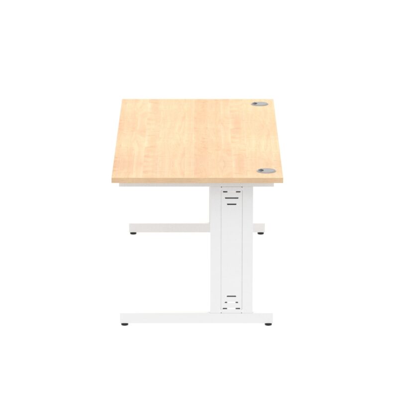 Impulse 1800mm Straight Desk Cable Managed Leg - Image 89
