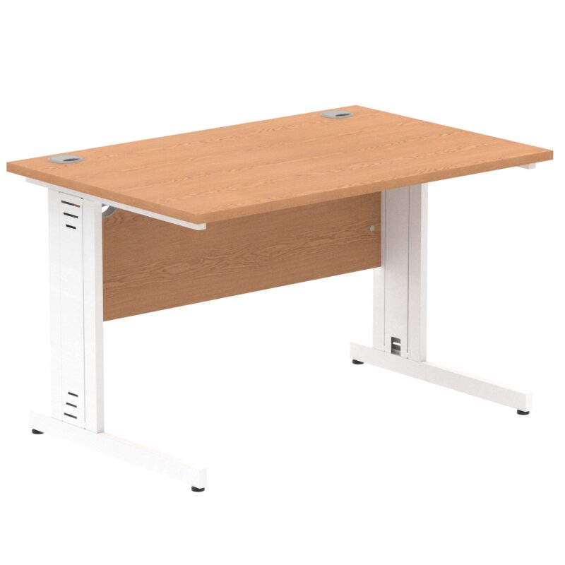 Impulse 1200mm Straight Desk Cable Managed Leg - Image 97