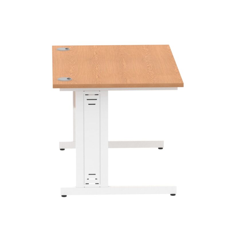 Impulse 1200mm Straight Desk Cable Managed Leg - Image 98