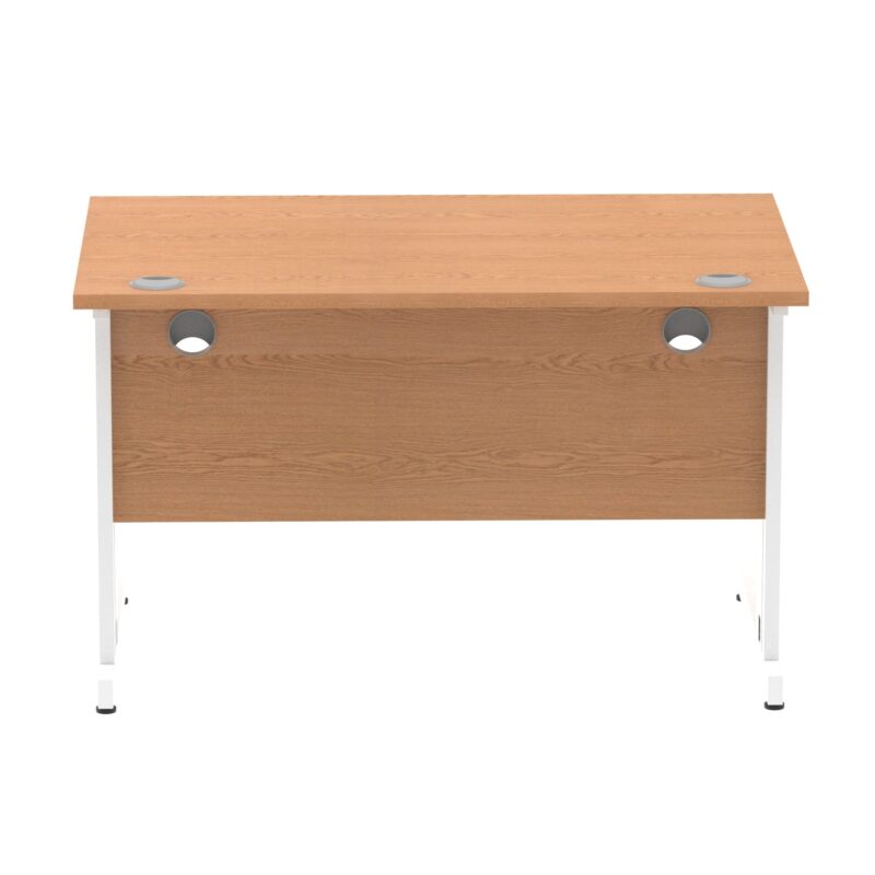 Impulse 1200mm Straight Desk Cable Managed Leg - Image 100