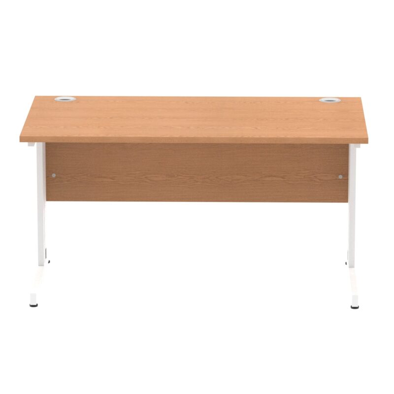 Impulse 1400mm Straight Desk Cable Managed Leg - Image 96