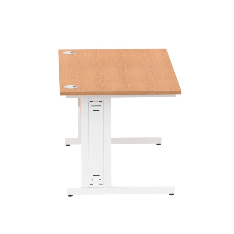 Impulse 1400mm Straight Desk Cable Managed Leg - Image 98