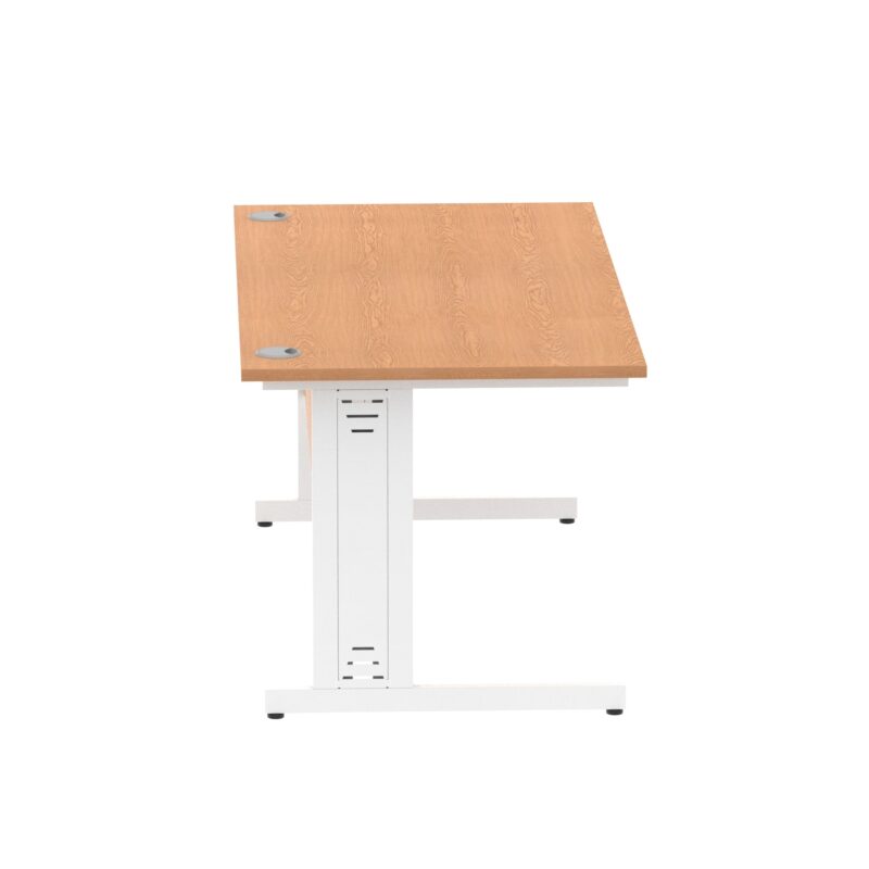 Impulse 1600mm Straight Desk Cable Managed Leg - Image 92