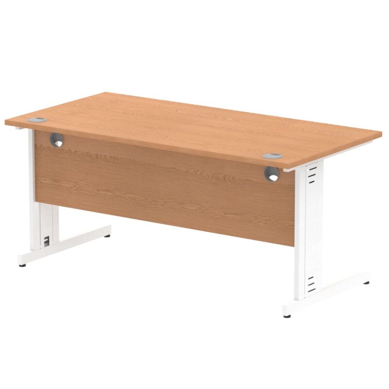 Impulse 1600mm Straight Desk Cable Managed Leg - Image 93