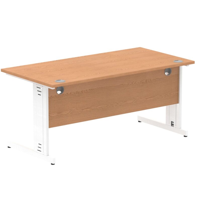 Impulse 1600mm Straight Desk Cable Managed Leg - Image 95