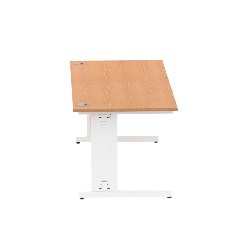 Impulse 1800mm Straight Desk Cable Managed Leg - Image 92