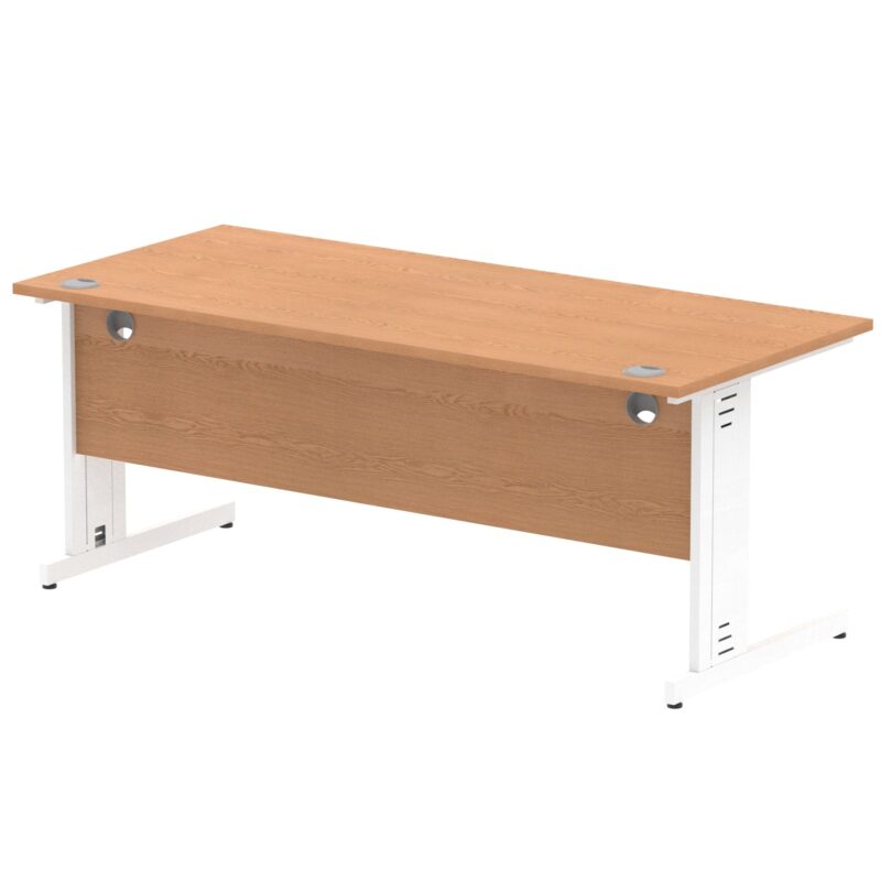 Impulse 1800mm Straight Desk Cable Managed Leg - Image 93