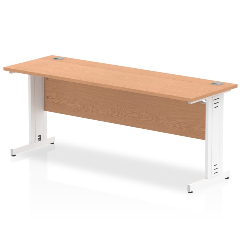 Impulse 1800mm Slimline Desk Cable Managed Leg - Image 8