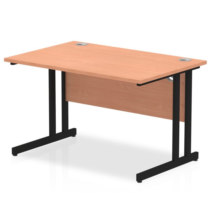 Impulse 1200mm Straight Desk Cantilever Leg - Image 3