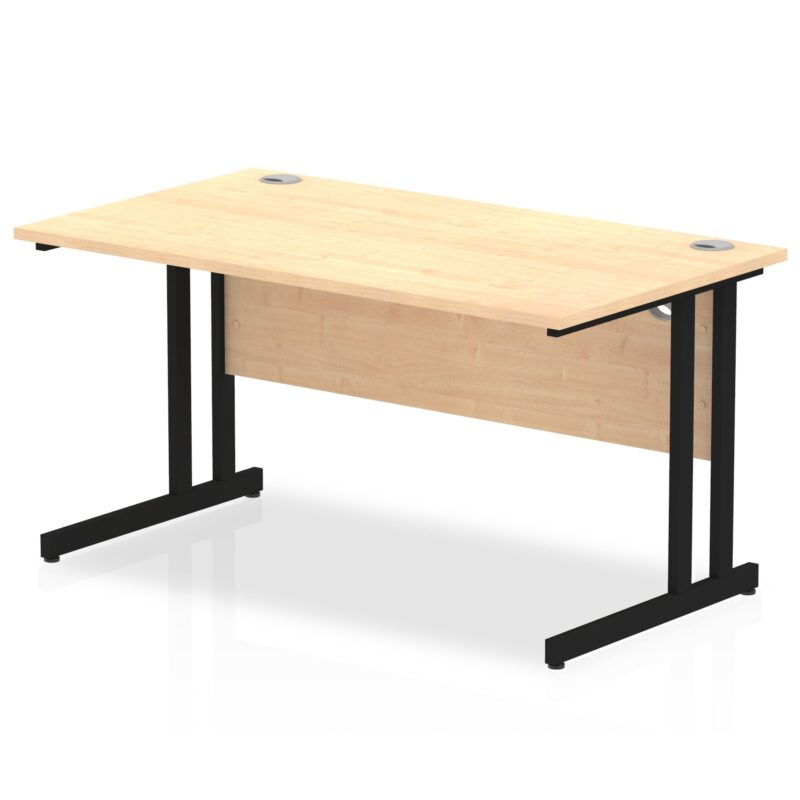 Impulse 1400mm Straight Desk Cantilever Leg - Image 9