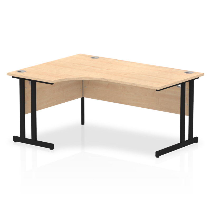 Impulse 1600mm Left Crescent Desk Cantilever Leg - Image 15