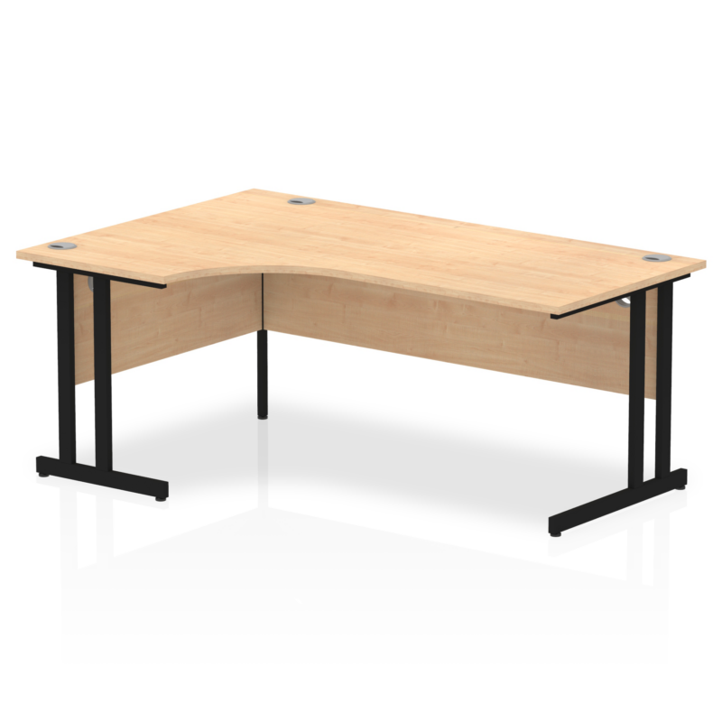 Impulse 1800mm Left Crescent Desk Cantilever Leg - Image 15