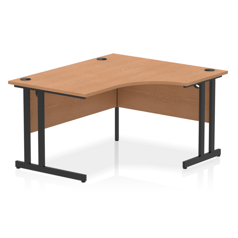 Impulse 1400mm Right Crescent Desk Cantilever Leg - Image 16